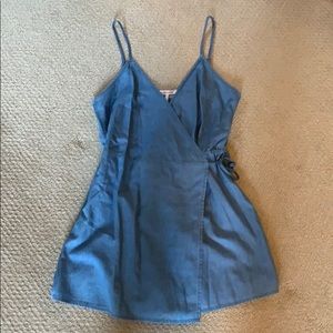 NWT BCBGeneration denim romper size medium